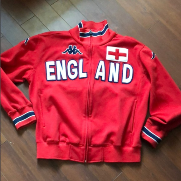 mens red kappa jacket